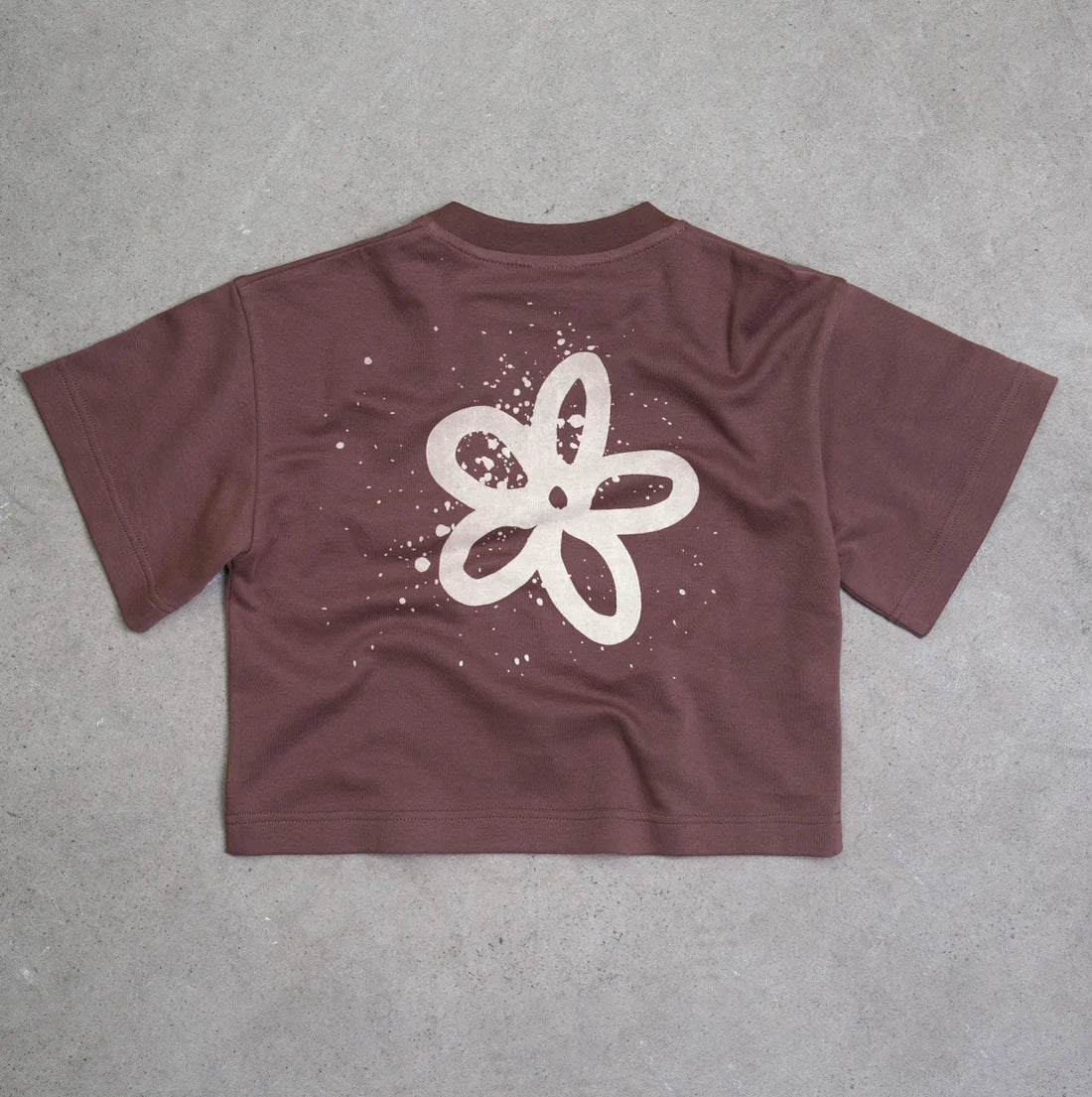 Acid dye tee - Brown