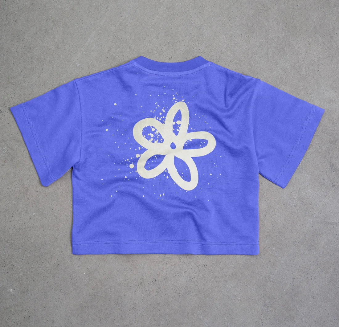 Acid dye tee - Blue