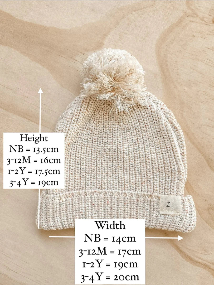 BEANIE | OATMEAL FLECK